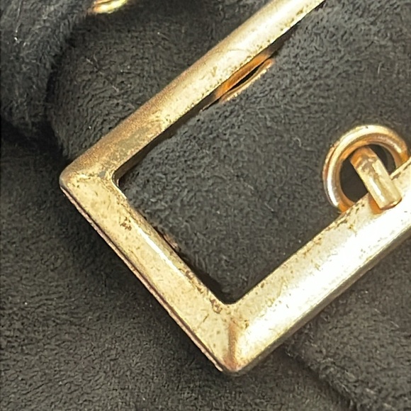 Free Generation Los Angeles Black Suede Jacket - Size M - Zipper & Gold Buttons - Picture 9 of 14